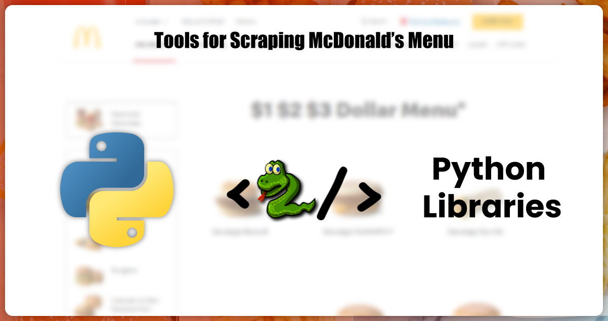 Tools-for-Scraping-McDonalds-Menu