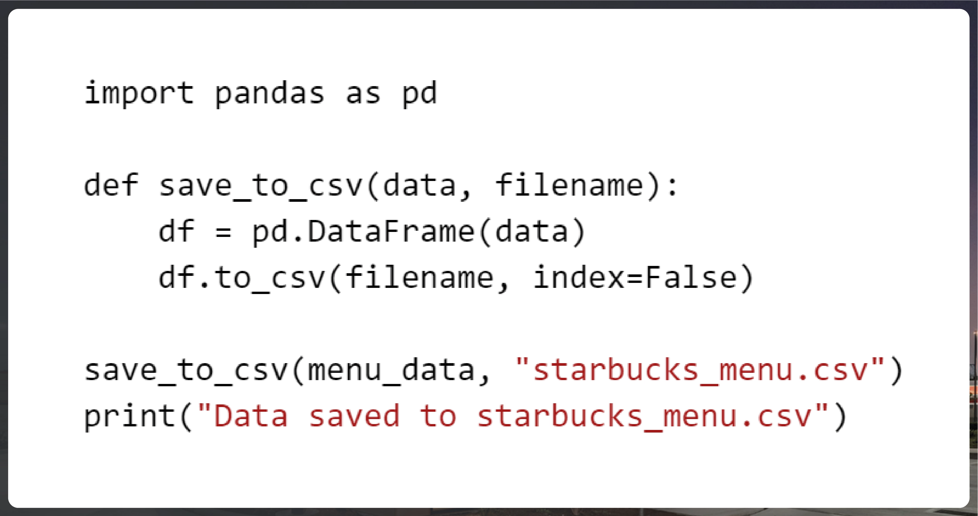 Save-Data-to-a-CSV