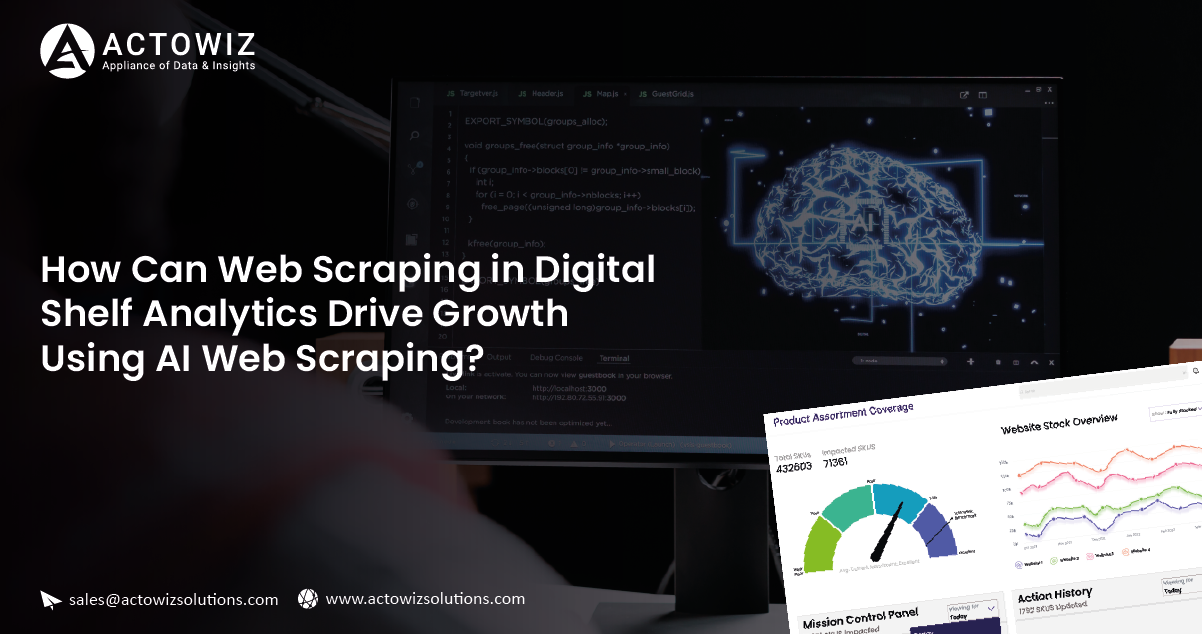 How Can Web Scraping in Digital Shelf Analytics Drive Growth Using AI Web Scraping